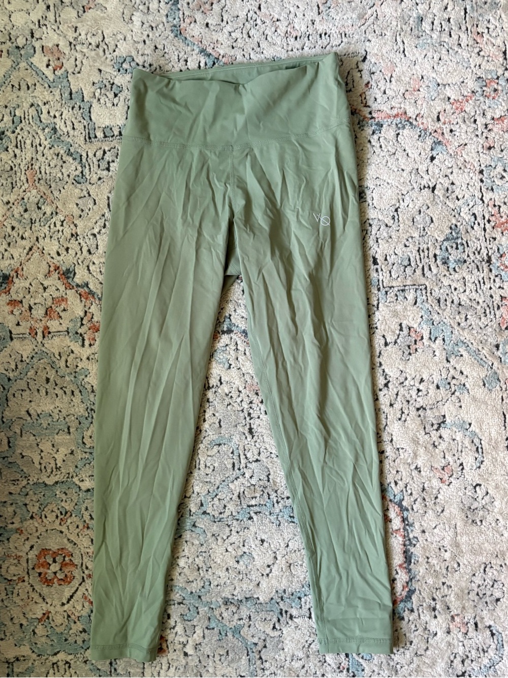 High-Rise Sage Green Performance Leggings